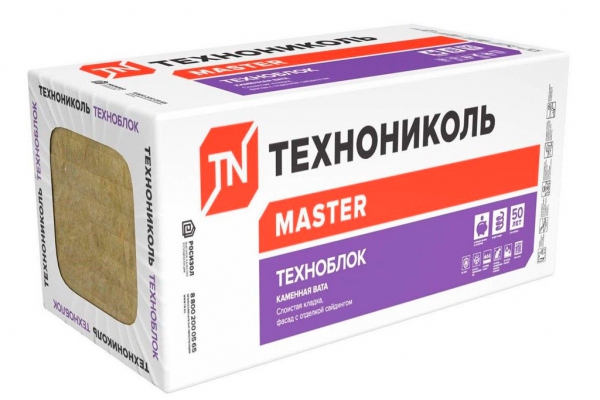 Плиты минераловатные "Техноблок стандарт" 50*600*1200 мм (8 плит) 5.76м2 